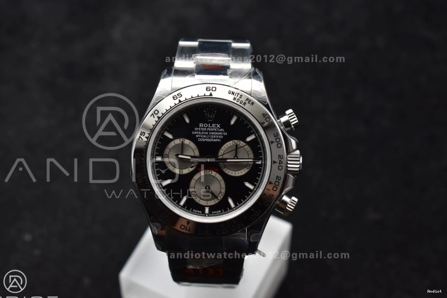 Edition Black Bracelet on V5 126509 Silver Dial 1:1 SS QF SH4131 Best Daytona 1107